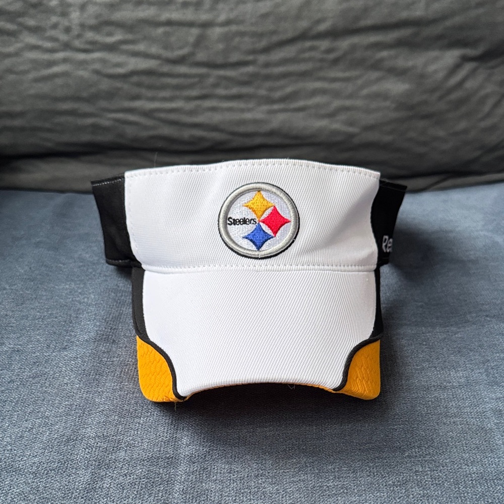 Vintage Pittsburgh Steelers Visor Hat / NFL / Reebok / One Size